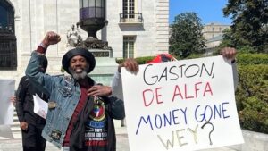 Antiguan protesters take to the OAS building, alleging Browne corruption