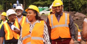 DAIC board and members visit the geothermal project site