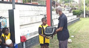 UPDATED (with video): Newtown Afterschool Football Programme donates school supplies to local students