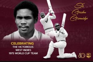 PRESS RELEASE: The birth of the future generation – Sir  Gordon Greenidge’s rise to int’l cricket stardom during the 1975 World Cup triumph