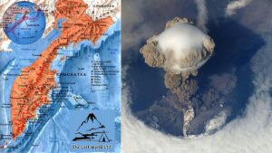 Klyuchevskoy Volcano erupts after massive earthquake in Russia