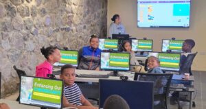 Dominican youth learn tech skills at CyberCreators summer bootcamp