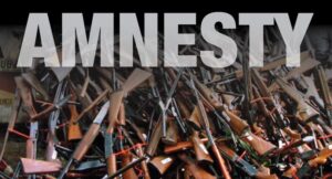 Four illegal firearms surrendered to police following one-month gun amnesty