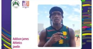 Addison James opens for Dominica’s athletics at 2025 Pan-American Junior Games