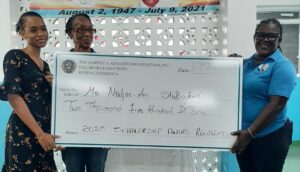 Local student awarded scholarship in memory of Evelina Baptiste