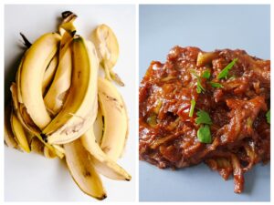 HEALTHY RECIPE: Banana peel shredded vegan ‘meat’