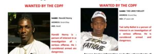 Police request help locating two wanted men from Grand Bay