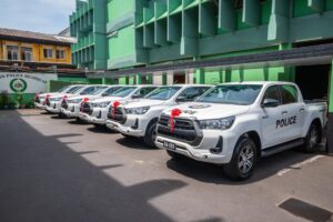 Police receive 6 new vehicles to strengthen law enforcement and community patrols