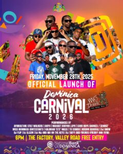 LIVE: Official Launch of Dominica Carnival 2026