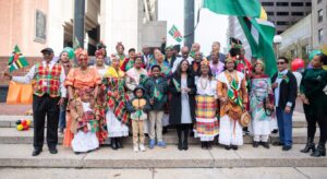 City of Boston raises Dominica flag at City Hall; mayor honors Dominican Diaspora leaders