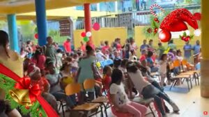 (VIDEO)Former Prime Minister O.J. Seraphin and wife Lily Seraphin host their annual Christmas Event at Kalinago Territory