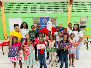 Kiwanis Nature Island Club hosts annual party with 32 youngsters