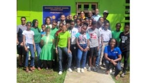 Rotary Club of Dominica hands over refurbished chicken coop to Grand Bay Primary’s 4H Club