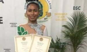 Tana Valmond, a Kalinago youth creating history as Blue Future Youth Ambassador at Bowseat Organization