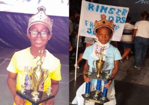 Malik Ferrol of Paix Bouche Primary is Junior Calypso Monarch 2026, St Luke’s Primary Diaminti Warrington is Bouyon Junior Monarch