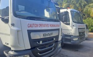 Two new garbage trucks added to Dominica’s waste management fleet, bringing total to 8 within last 6 months