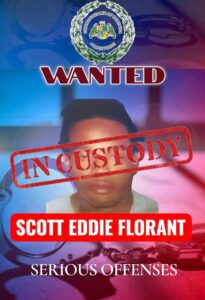 IN CUSTODY of the CDPF: Scott Eddie Florant