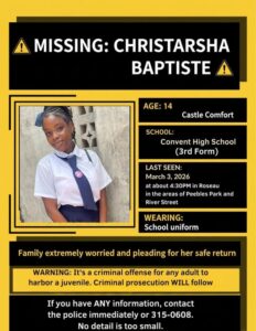 Missing Convent High School student found moments ago